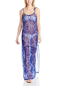 Rochie dama de plaja, Guess-Bandana, Albastru, S
